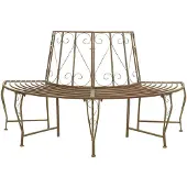 vidaXL Boom Bank 4-Aantal zitplaatsen 160 x 80 x 89 cm Staal
