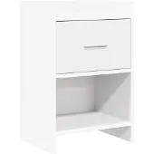 vidaXL Nachttafels Wit 40 x 30 x 60 cm Bewerkt hout