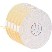 vidaXL Zelfklevende schuimtape 5 st Wit 20mm x 10m CR Schuim