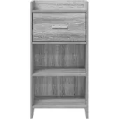 vidaXL Dressoir Grijs Sonoma 40 x 36 x 80 cm Bewerkt hout