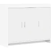 vidaXL Dressoir Wit 98,5 x 33 x 80 cm Bewerkt hout