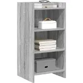vidaXL Dressoir Grijs Sonoma 40 x 36 x 80 cm Bewerkt hout