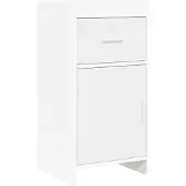 vidaXL Dressoir Wit 40 x 36 x 80 cm Bewerkt hout