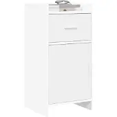 vidaXL Dressoir Wit 40 x 36 x 80 cm Bewerkt hout