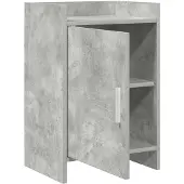 vidaXL Nachttafels Betongrijs 40 x 30 x 60 cm Bewerkt hout