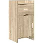 vidaXL Dressoir Sonoma-eikenhout, 40 x 36 x 80 cm, houtvezel