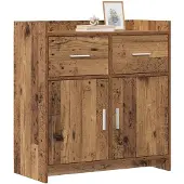 vidaXL Dressoir, gerecycled hout, 75 x 36 x 80 cm, houtvezel