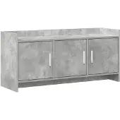 vidaXL TV Kast 102 x 33 x 47 cm Betongrijs Bewerkt hout