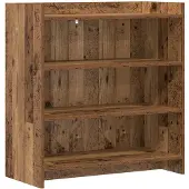 vidaXL Dressoir Oud hout 75 x 36 x 80 cm Bewerkt hout