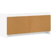vidaXL TV Kast 102 x 33 x 47 cm Wit Bewerkt hout