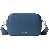 Calvin Klein Webbing Double Strap Crossover Key Largo Maat: OS | Schoudertassen Outlet | Dames | Blauw
