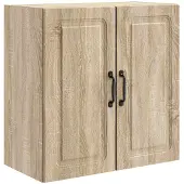 vidaXL Wandkast 59 x 31 x 60 cm Bewerkt hout Sonoma Eiken