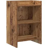 vidaXL Nachttafels Oud hout 40 x 30 x 60 cm Bewerkt hout