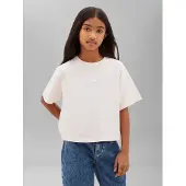 Calvin Klein T-shirt Roze Meisjes Katoen Ronde hals Effen - maat 116