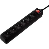Hama 6-Way Ja.W.S.A.Ks.1.4M Bk