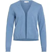 Vila Gebreid vest blauw