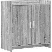 vidaXL Dressoir Grijs Sonoma 72 x 36 x 80 cm Bewerkt hout