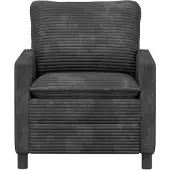 vidaXL Bank Donkergrijs 76 x 81 x 87,5 cm Polyester