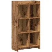 vidaXL Boekenkast Oud hout 59 x 30 x 111 cm Bewerkt hout