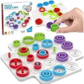 Woopie Iq Logicaspel Strategische hersentraining Boter-kaas-en-eieren 36 stuks.