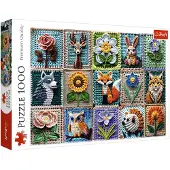 Trefl Puzzel 1000 Stukjes: Haken, Mijn Passie - Dieren & Bloemen