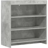 vidaXL Dressoir Betongrijs 75 x 36 x 80 cm Bewerkt hout