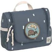 Lassig midnight Mini toilettas Happy Prints blauw