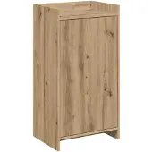 vidaXL Schoenenkast 48 x 36 x 92 cm Bewerkt hout Artisanaal eiken