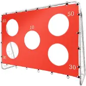 Kik Voetbaldoel met Oefenmat voor Kinderen - 215x153 cm
