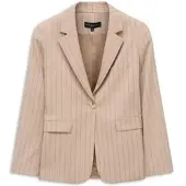 Bugatti Damen Blazer met reverskraag en strepen