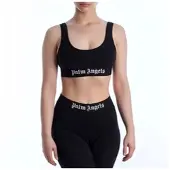 Palm Angels Dames Sporttop met Logo PWVO010C99FAB0011001