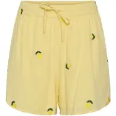 Pieces Pcselena Shorts Dames Geel M