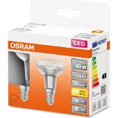 Osram Ledspot Reflector Star - Warm Wit - E14 - 2,6w - 2 Stuks