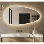 Schaere Badkamer LED spiegel met verwarming en sensor 120x60 cm
