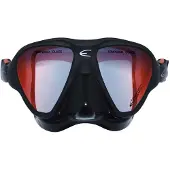 Epsealon Deep Sub Spearfishing Mask Rood,Zwart
