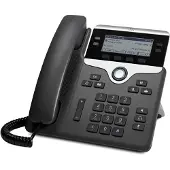 Cisco UC Phone 7841 VoIP-systeemtelefoon LC-display Zwart, Zilver