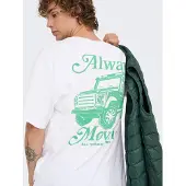 Only & Sons Shirt 'ONSNathan' jade groen / wit
