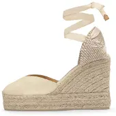 Castañer Espadrilles 'Chiara' ivoor