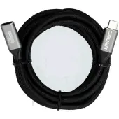 YANEC USB-C verlengkabel 2m Nylon (100W)