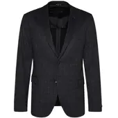 Bugatti Herren Jas met subtiel ruitpatroon