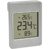TFA-Dostmann Digitales Fensterthermometer WINDOO 30.1067.15 Raamthermometer Grijs