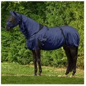 Waldhausen - Eczeemdeken - Paardendeken - 165 cm - Donkerblauw