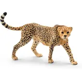 Schleich Wild Life, dierenfiguur, dierenspeelgoed voor jongens en meisjes van 3 tot 8 jaar, vrouwtjes cheetah, vanaf 3 jaar
