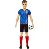 Barbie en Ken soccer blauw