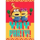 Hallmark Wenskaart uitnodiging minions 6 stuks