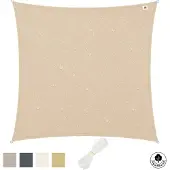 4gardenz Schaduwdoek waterafstotend vierkant 5x5 mtr -