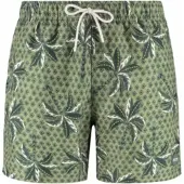 The Sunshine Brand Zwemshorts 'Mac Laguna Palm' smaragd / grasgroen