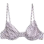 Next Bikinitop crème / royal blue/koningsblauw / aubergine / pastelroze