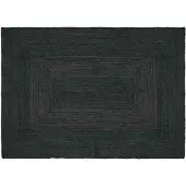 vidaXL Gebied Tapijt Donkergrijs 120 x 170 cm Jute