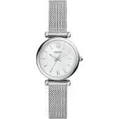 Fossil Analoog horloge zilver / parelwit